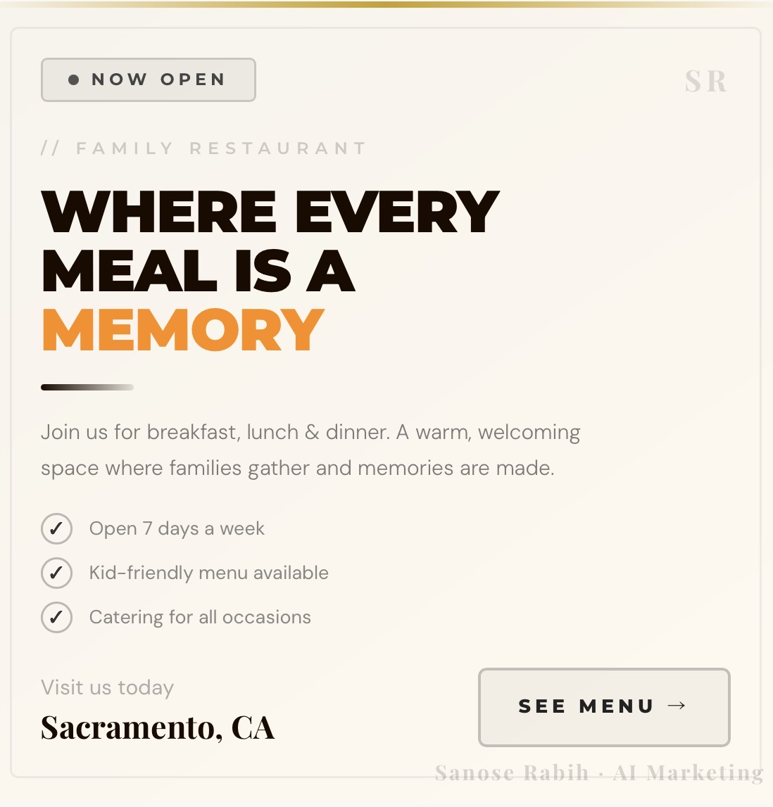Family Restaurant