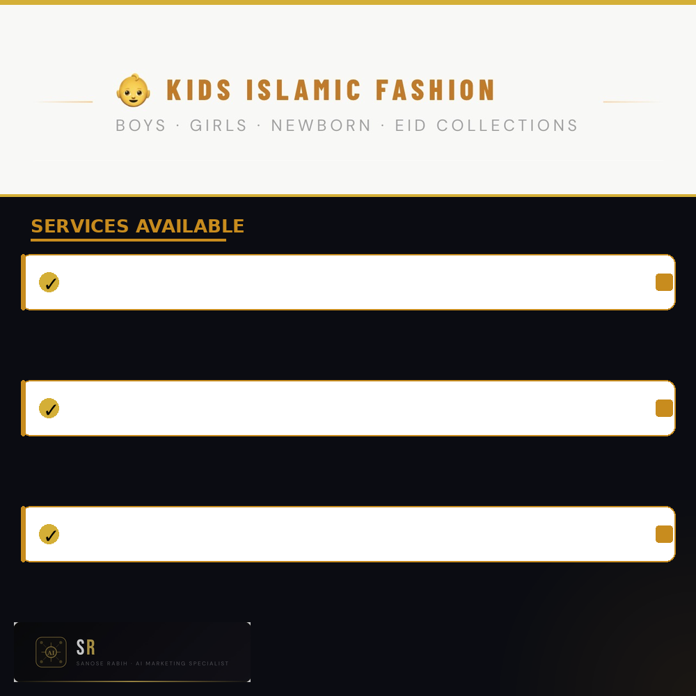 Kids Islamic Fashion